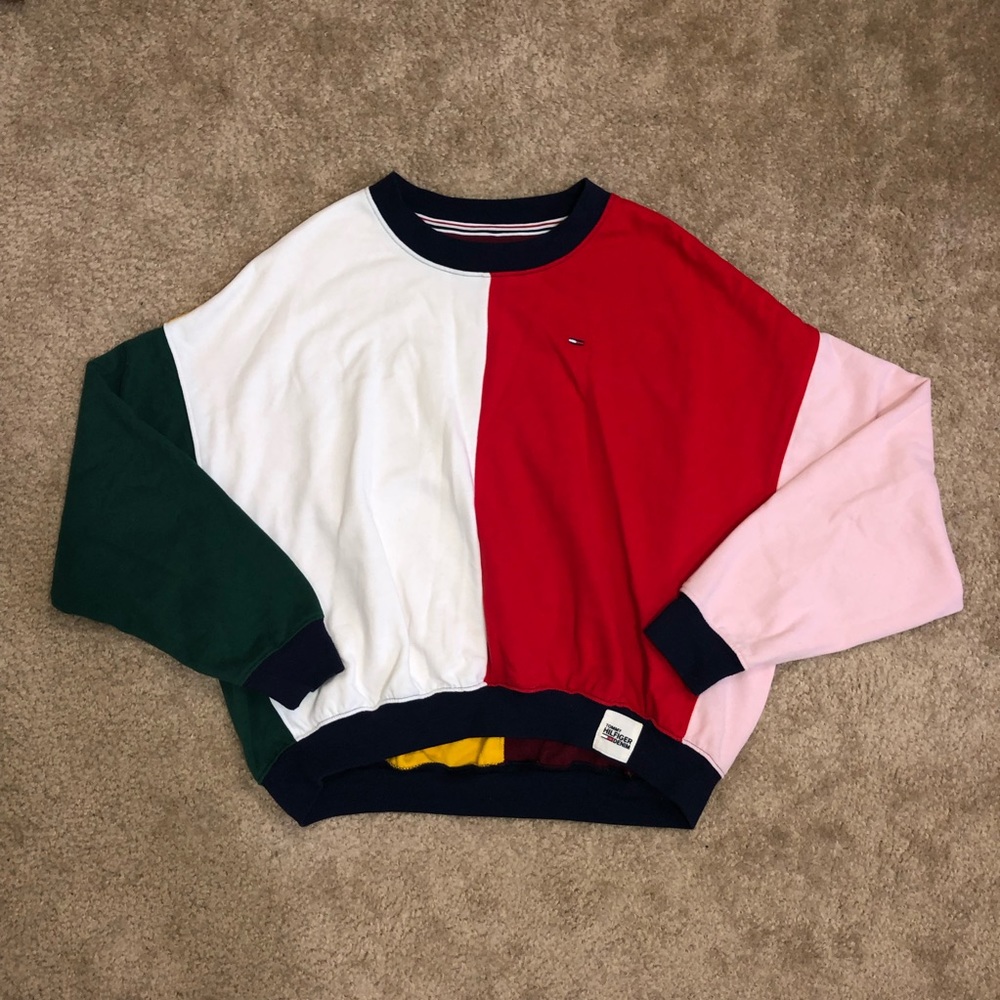 Tommy Hilfiger Color Block Sweater💗
